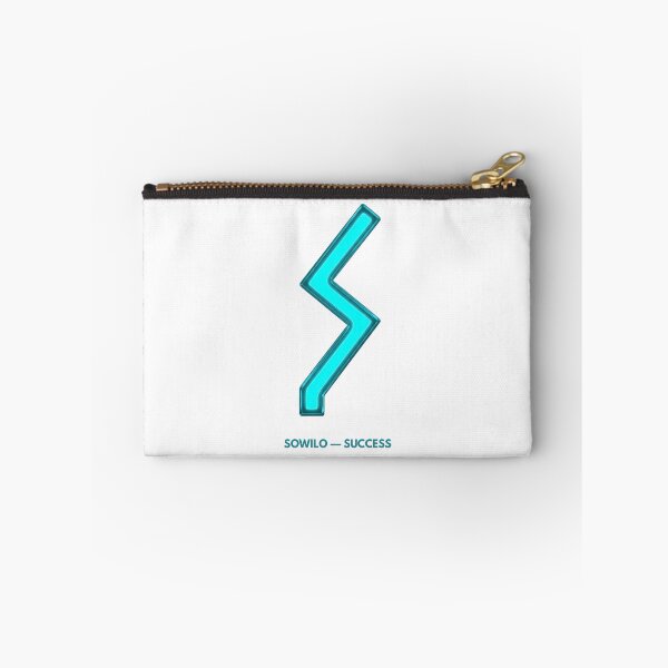 Item preview, Norse Sowilo Rune Success Symbol Neon Glow designed and sold by CalmFrameArt.