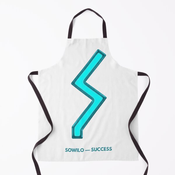 Item preview, Norse Sowilo Rune Success Symbol Neon Glow designed and sold by CalmFrameArt.