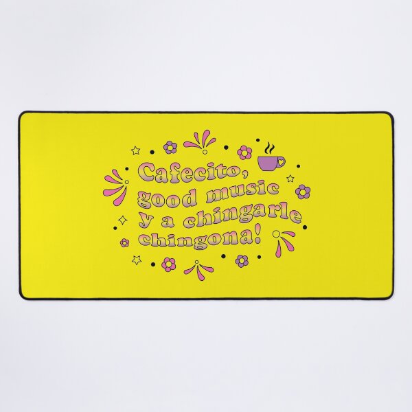 Item preview, Cafecito Good Music Chingona Quote designed and sold by Viridiana Osio.