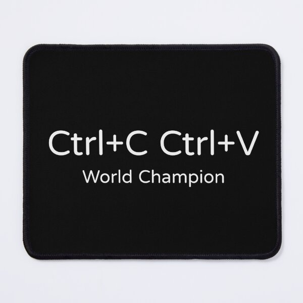 Item preview, Ctrl C Ctrl V World Champion Funny Tee designed and sold by low battery meme design.
