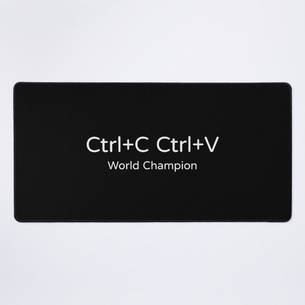 Item preview, Ctrl C Ctrl V World Champion Funny Tee designed and sold by low battery meme design.