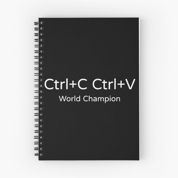 Item preview, Ctrl C Ctrl V World Champion Funny Tee designed and sold by low battery meme design.
