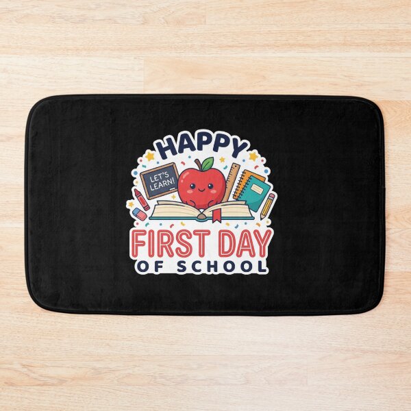 Item preview, Happy First Day Of School Cute Kawaii designed and sold by SiarheiYur.