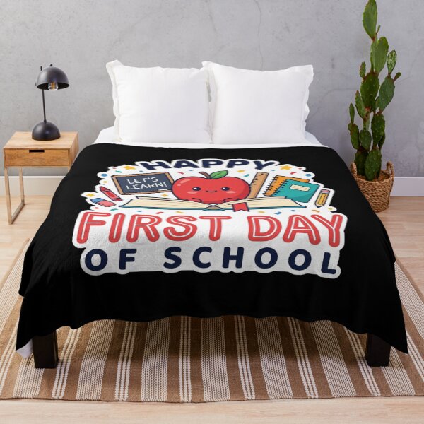 Item preview, Happy First Day Of School Cute Kawaii designed and sold by SiarheiYur.