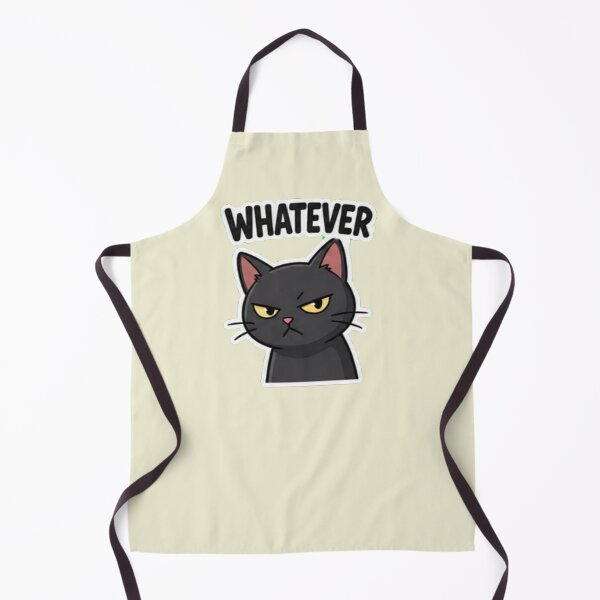 Item preview, Funny Sassy Black Cat Whatever Meme Sticker designed and sold by BestBayCA.
