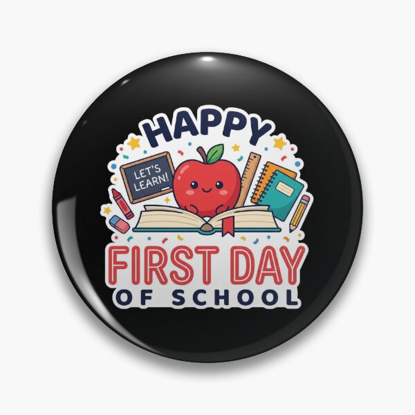 Item preview, Happy First Day Of School Cute Kawaii designed and sold by SiarheiYur.