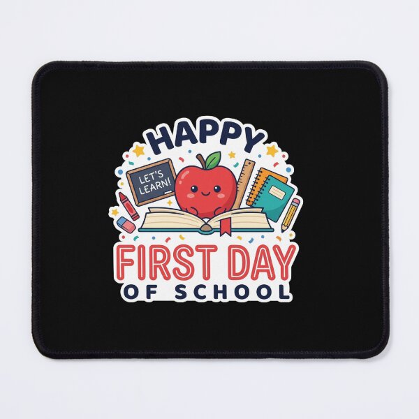 Item preview, Happy First Day Of School Cute Kawaii designed and sold by SiarheiYur.