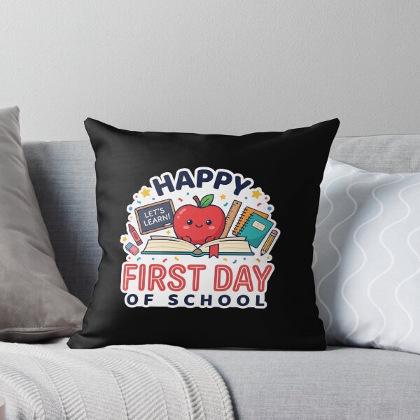 Item preview, Happy First Day Of School Cute Kawaii designed and sold by SiarheiYur.