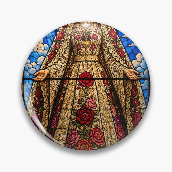 Item preview, Blessed St. Frida Stained Glass designed and sold by reggiemercedes.