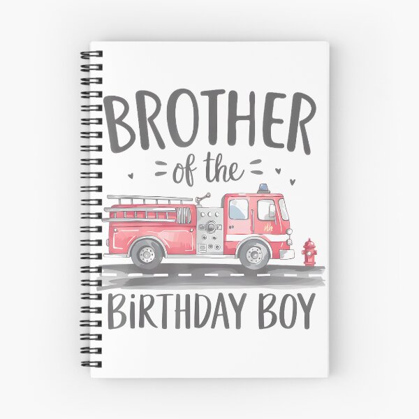 Item preview, Brother Of The Birthday Boy Fire Truck Firefighter Bro Bdaypng designed and sold by hilbornfrankl.
