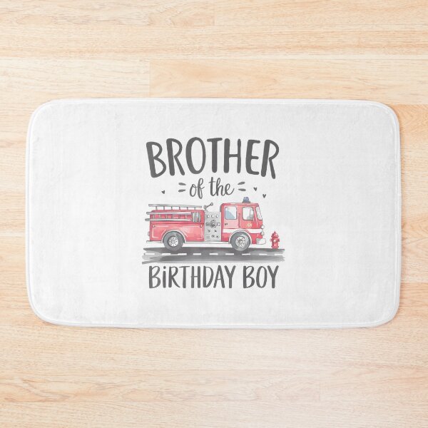 Item preview, Brother Of The Birthday Boy Fire Truck Firefighter Bro Bdaypng designed and sold by hilbornfrankl.