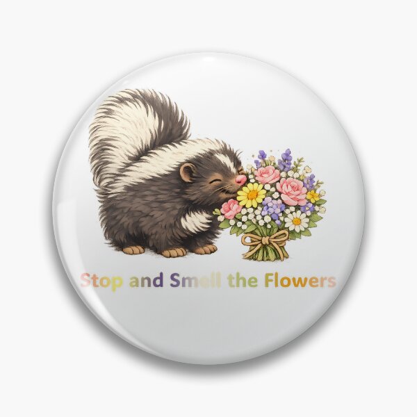 Item preview, Stop and Smell the Flowers Skunk designed and sold by Buli89.