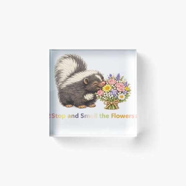 Item preview, Stop and Smell the Flowers Skunk designed and sold by Buli89.