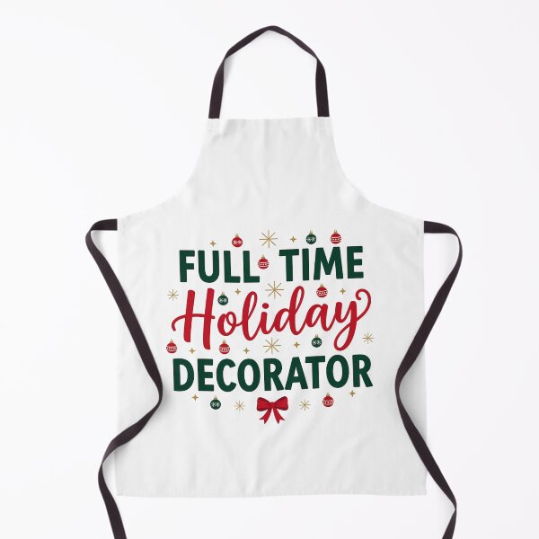Item preview, Full Time Holiday Decorator Christmas Shirt for Christmas Lovers designed and sold by Raw Tigers.