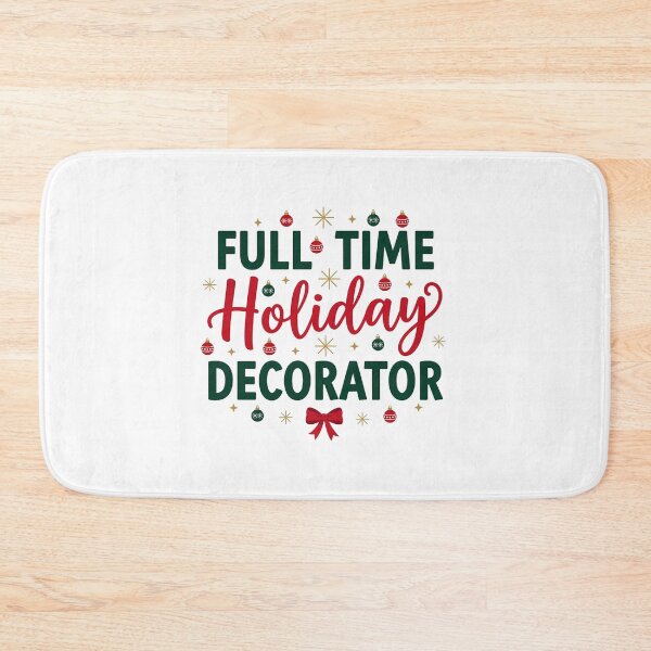 Item preview, Full Time Holiday Decorator Christmas Shirt for Christmas Lovers designed and sold by Raw Tigers.