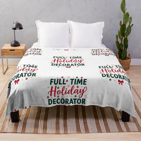 Item preview, Full Time Holiday Decorator Christmas Shirt for Christmas Lovers designed and sold by Raw Tigers.