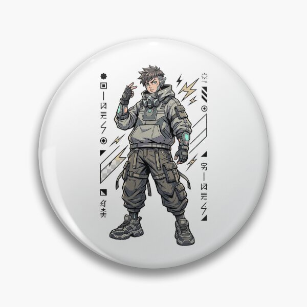 Item preview, Cyber Techwear Anime Warrior Futuristic Street Style designed and sold by cannsuh.