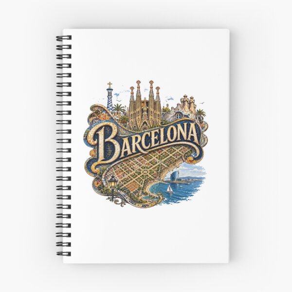 Item preview, Barcelona Gaudi City Art Illustration designed and sold by GraffiCity.