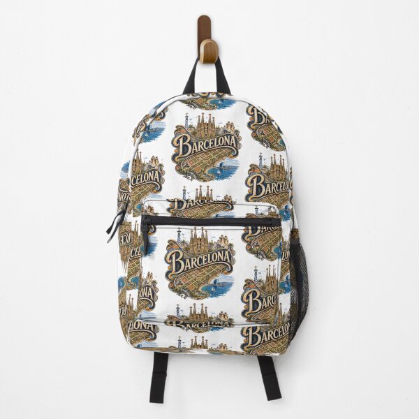Item preview, Barcelona Gaudi City Art Illustration designed and sold by GraffiCity.