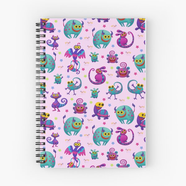Item preview, Weird Little Creatures - Colorful Happy Monster Pattern designed and sold by PatykArt.