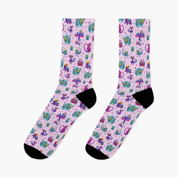 Item preview, Weird Little Creatures - Colorful Happy Monster Pattern designed and sold by PatykArt.