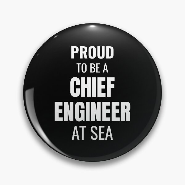 Item preview, Proud to be a Chief Engineer at Sea (White) designed and sold by ShipCrewNation.