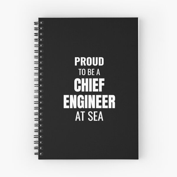 Item preview, Proud to be a Chief Engineer at Sea (White) designed and sold by ShipCrewNation.