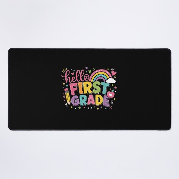 Item preview, Hello First Grade Rainbow Colorful Back To School designed and sold by SiarheiYur.