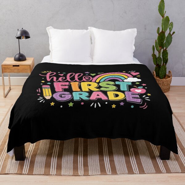 Item preview, Hello First Grade Rainbow Colorful Back To School designed and sold by SiarheiYur.