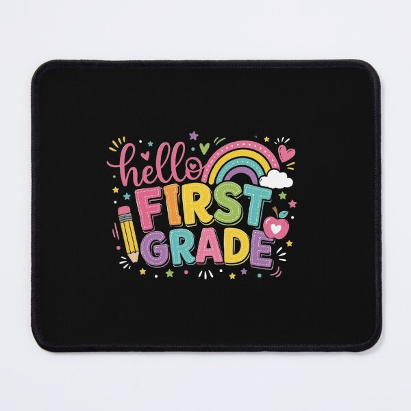 Item preview, Hello First Grade Rainbow Colorful Back To School designed and sold by SiarheiYur.