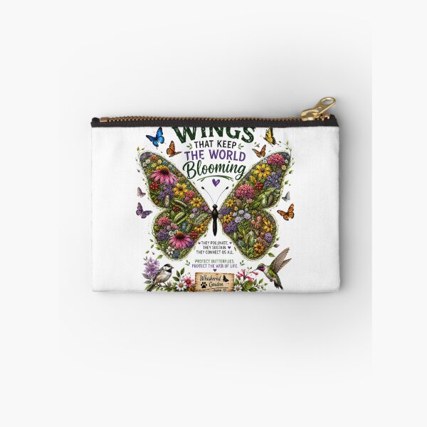 Item preview, Wings That Keep the World Blooming – Butterfly Pollinator & Wildlife Conservation designed and sold by Whiskered Garden Studio.