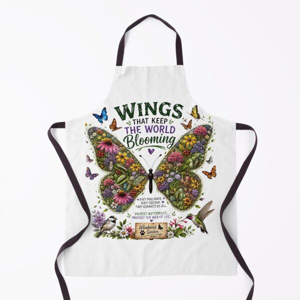 Item preview, Wings That Keep the World Blooming – Butterfly Pollinator & Wildlife Conservation designed and sold by Whiskered Garden Studio.