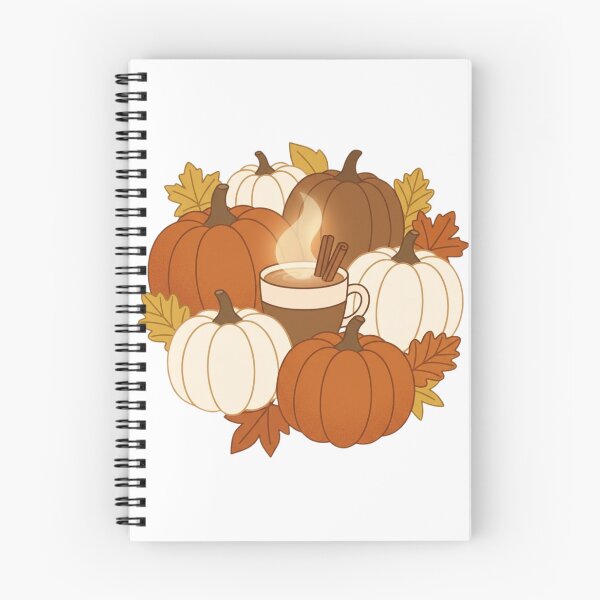 Item preview, Cozy Pumpkin Spice Latte Autumn Leaves Design designed and sold by NeonNerd Studio.