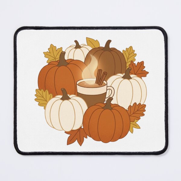 Item preview, Cozy Pumpkin Spice Latte Autumn Leaves Design designed and sold by NeonNerd Studio.