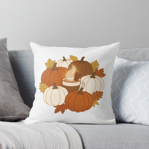 Item preview, Cozy Pumpkin Spice Latte Autumn Leaves Design designed and sold by NeonNerd Studio.