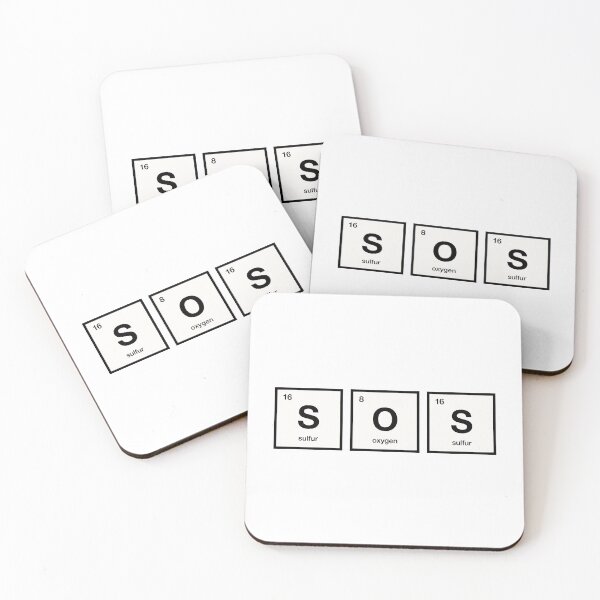 Item preview, SOS Chemistry Periodic Table Science Humor designed and sold by J-Style-Design.