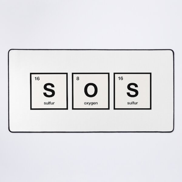 Item preview, SOS Chemistry Periodic Table Science Humor designed and sold by J-Style-Design.