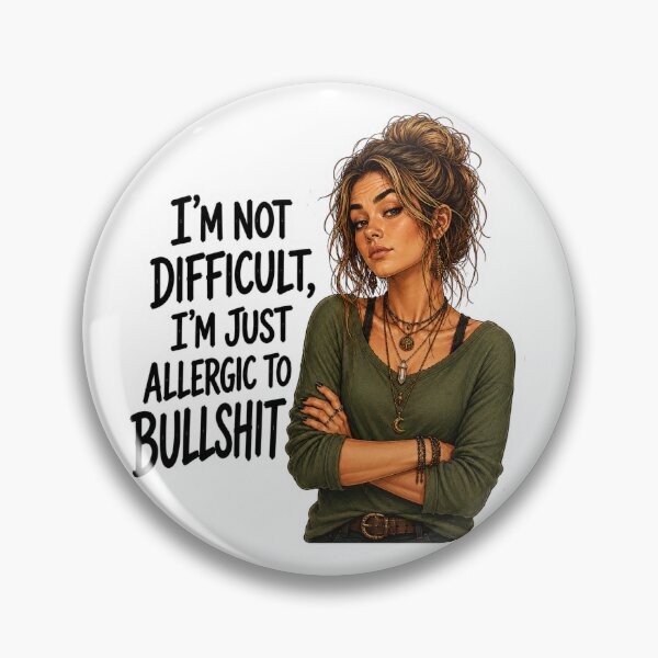 Item preview, Allergic to Bullshit designed and sold by AbstractAnom.