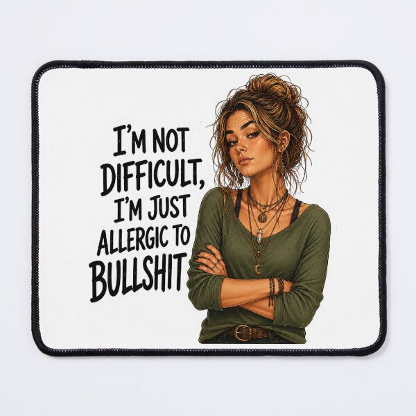 Item preview, Allergic to Bullshit designed and sold by AbstractAnom.