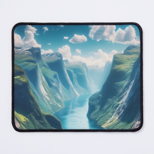Item preview, Geirangerfjord Norway Majestic Fjord and Mountain Landscape designed and sold by NarjaShop.