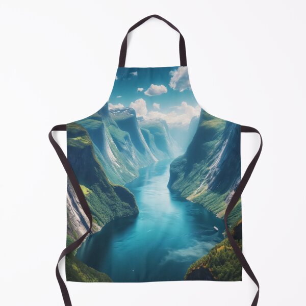 Item preview, Geirangerfjord Norway Majestic Fjord and Mountain Landscape designed and sold by NarjaShop.