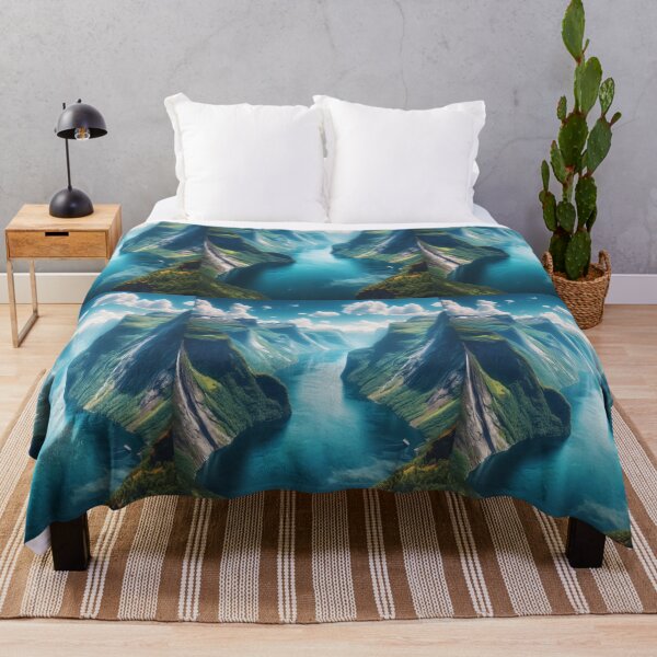 Item preview, Geirangerfjord Norway Majestic Fjord and Mountain Landscape designed and sold by NarjaShop.
