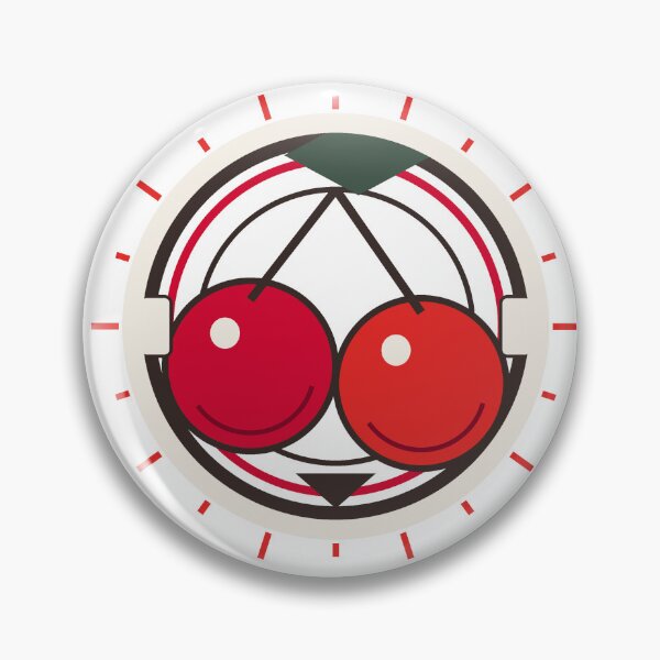 Item preview, Retro Cherry Signal – Bold Red Fruit Emblem designed and sold by SewRed.