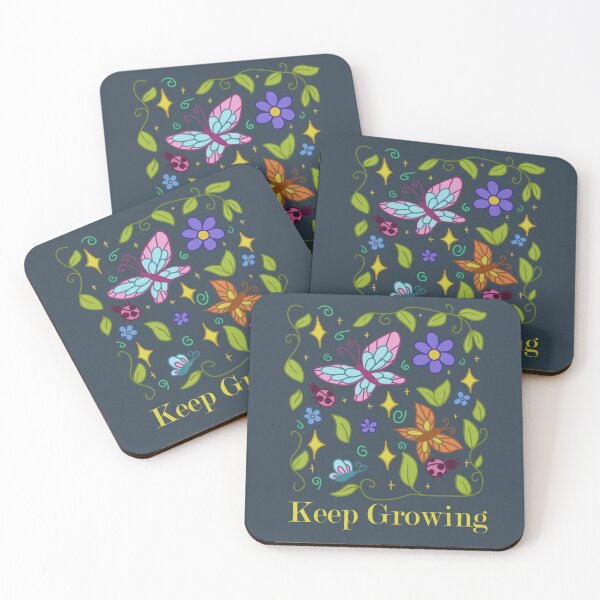 Item preview, "Keep Growing" Floral Bugs designed and sold by reapercheezy.