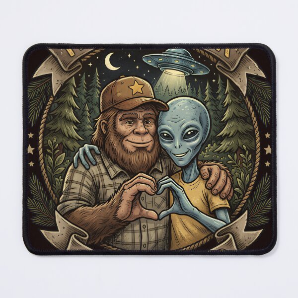 Item preview, Copy of Hide And Seek Champions Funny Bigfoot Alien designed and sold by w66aboo.