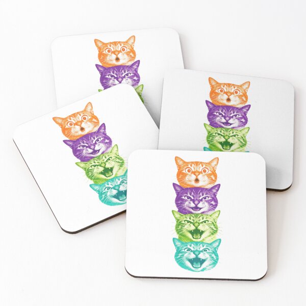 Item preview, Pop Art Cat Faces designed and sold by Mell0naire.