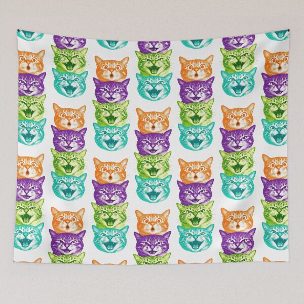 Item preview, Pop Art Cat Faces designed and sold by Mell0naire.