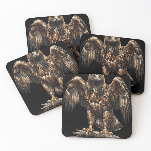 Item preview, Golden Eagle on Glove designed and sold by DeBrainstore.