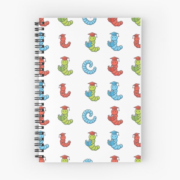 Item preview, Bookworm Graduation Pattern - Reading Worms designed and sold by Dabis26.