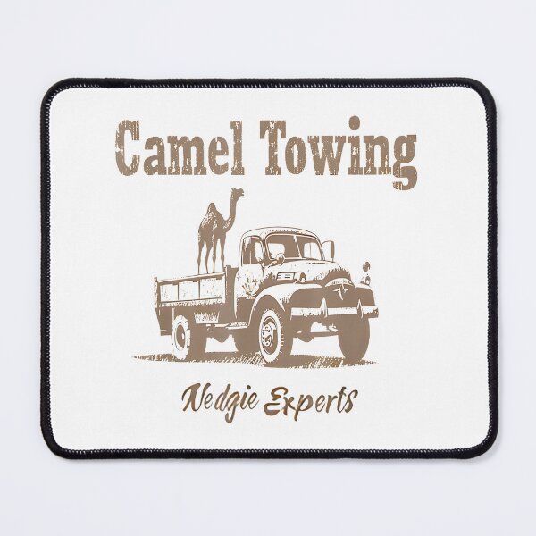 Item preview, Camel Towing Wedgie Experts Funny Tow Truck Innuendo Art Tshirt Small Whitepng designed and sold by hilbornfrankl.